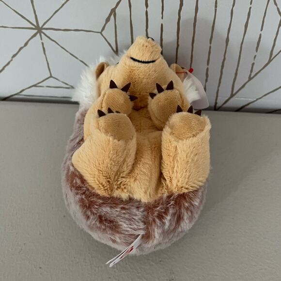 Ty Beanie Baby Bellies BUMPER the Hedgehog 6" NEW MWMTs Plush Stuffed Animal Toy - Picture 5 of 5